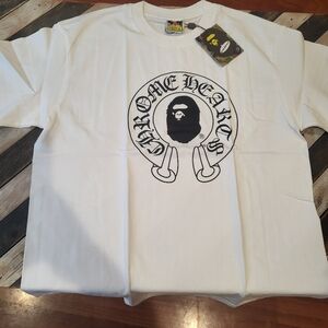 A Bathing Ape White Short Sleeve Tee